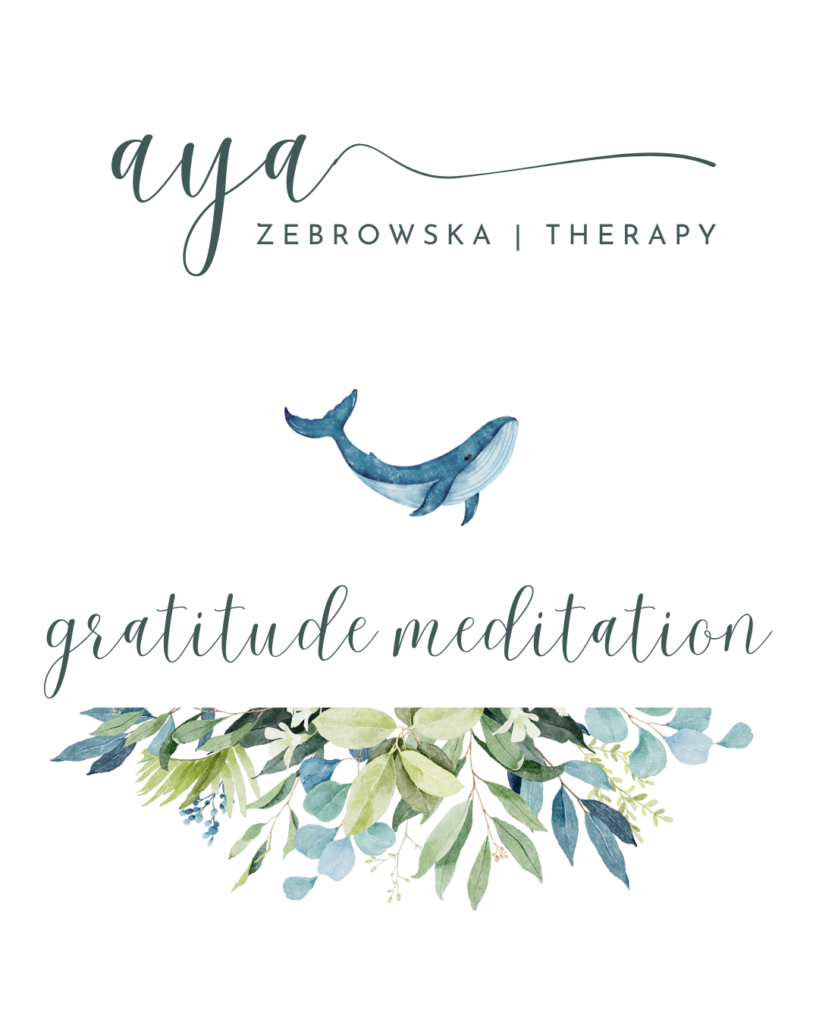 Gratitude Meditation Aya Zebrowska