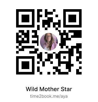 qr code to book a class or appointment with Aya Zebrowska